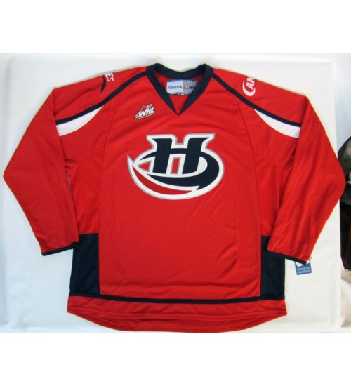 Custom WHL Lethbridge Hurricanes 2013 16 Road Hockey Jersey Red